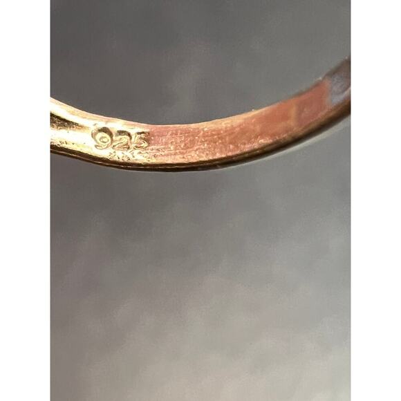 Blue kyanite sterling silver teardrop ring size 5 - Picture 6 of 16